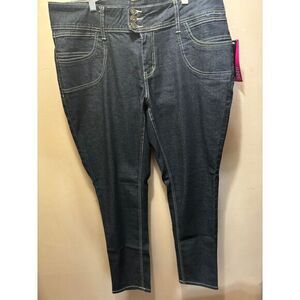 BNWT FASHION BUG JEANS 18 DARK SLIMMING JEANS‎